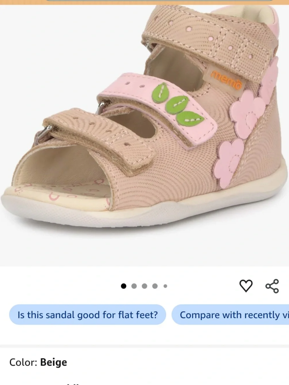 Toddler memo SMO shoes